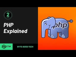 What is PHP? | PHP Explained in 2 Minutes For BEGINNERS.