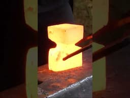 How to make an Anvil  #blacksmith #anvil #silversmithing