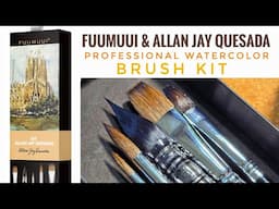 My OWN BRUSH KIT! Allan Jay Quesada & Fuumuui Watercolor Brushes!