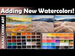 Adding 4 New Roman Szmal Watercolors to My Palette - and some painting, too!