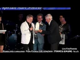 FRANCO SIMONE - Premio virtù e conoscenza - Porto Cesareo (LE) - 15 giugno 2024