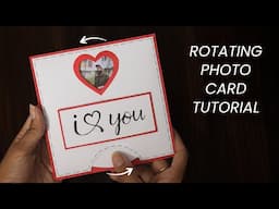 DIY Rotating Photo Card | Rotating Photos Card For Birthday | Birthday Cards