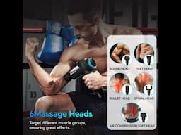 BOOSTER M2-12V LCD Display Massage Gun Professional Deep Muscle Massager Pain Relief Fascial Fitness