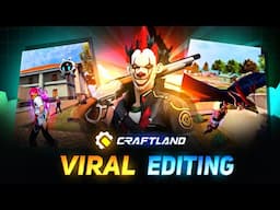 Free fire Viral Craftland Map Code 🔥😱 / Free fire Viral Short Video Editing In Capcut 🤯