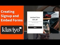 How to Create Signup Forms for your Shopify store in Klaviyo [2023]