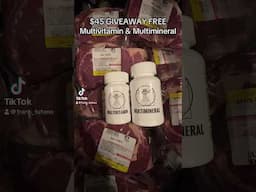 $45 GIVEAWAY FREE Multivitamin & Multimineral