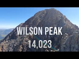 Hiking Wilson Peak Telluride Colorado 14ers trail guide