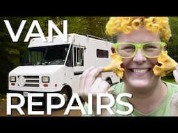 Vancouver Island Van Life Repairs, Chores, Cooking & Foraging Chanterelles Lobster Mushrooms