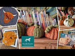 🎃 STUDIO VLOG #45 - Pumpkins are in, prepping for Yarndale, crochet relaxation and business talk 👔