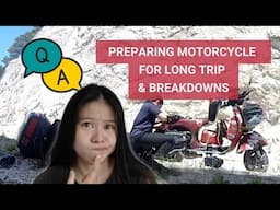 How to prepare motorcycle for long trip or overlanding