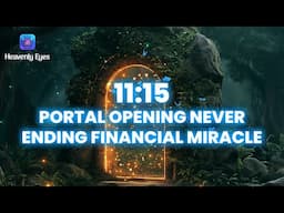 11:15 Portal Opening Never Ending Financial Miracle ✨ ONLY USE THIS to make REAL wishes!!!