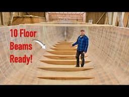 Floor Beams Finished! Building a Keel Grid For Our 50ft Sailboat - Ep. 414 RAN Sailing