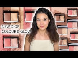 NEW DIOR ROUGE BLUSH COLOUR & GLOW | Blush & Glow 257 Diorivera + Contour & Glow 100 Diorissimo