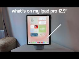 what's on my ipad pro 12.9'' | productivity, content creation + more