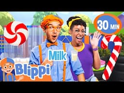 Color Milk Experiment | Blippi  | Celebrating Diversity