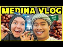 We EXPLORED MEDINA, MOUNT UHUD to CRAZY DATE MARKET! 😁🇸🇦