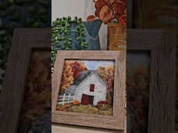 A Cozy Needle Felting Tutorial: Rustic Fall Barn - Needle Felting for Beginners