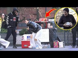 Human Microwave Prank in NYC!