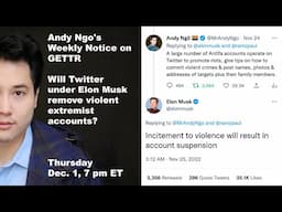 Andy Ngo live: Can Elon Musk save Twitter?