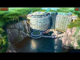 Visit Shanghai's underwater Quarry Hotel: 88 Meters Deep built on a quarry