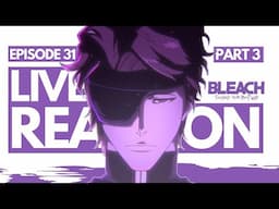 AIZEN DESTROYS REIO'S POWER! GREAT EPISODE! Bleach: TYBW Episode 31 - LIVE REACTION (Manga Spoilers)