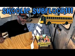 Skoolie Bus Subfloor and Insulation Installation!