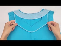 The best techniques to sew square facing neckline that you shouldn't overlook | Sewing skills