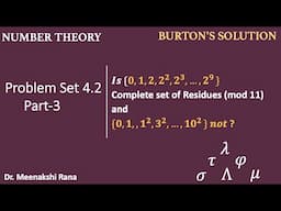 Burton Solutions | Problem Set 4.2 | Part 3