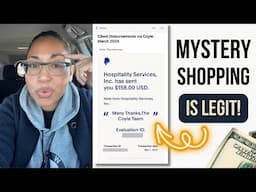 These Mystery Shopping Companies Just Paid Me! $500 Per Month Side Hustle