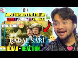 INDIAN REACTS TO BADAL SARI || SWAR X JOHN RAI X Cr7horaa | ❤️