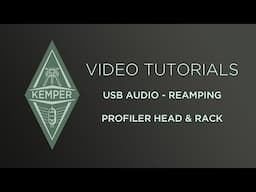 Kemper Profiler Tutorials - Reamping - Profiler Head & Rack (english)