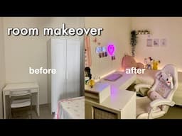 EXTREME 6m2 small room makeover + room tour (Pinterest, minimalistic room transformation)