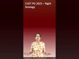 CUET PG 2025 Right Strategy #cuetpg2025 Prepare @ doorsteptutor.com