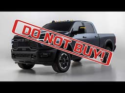 WAIT BEFORE BUYING - 5 Reasons Not to Buy the 2025 Ram 3500