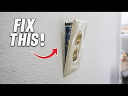 How To Fix Loose Outlets & Switches Inside Electrical Box! DIY