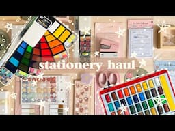 🌈 back to school stationery haul / with stationery pal 🎨