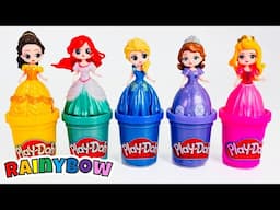 Making Fun Sparkly Glitter Princess Dresses with Play Doh