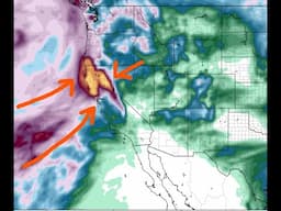 Atmospheric River to bring a foot of rain to Northern California. Monday Night update. 11/18/2024