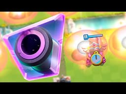 NOVA CARTA CHUVA de BOMBAS Usei a NOVA EVOLUÇÃO do CANHÃO no CLASH ROYALE