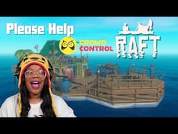 Let's Build A 2 Level Raft w/ Crowd Control | Raft w/ @DefinedByKy