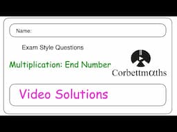 End Number Answers - Corbettmaths