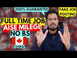 HOW TO GET FULL TIME JOBS IN CANADA? 🇨🇦 [THIS WORKS 200%] - GRADUATING SOON? FRESH GRADUATE?