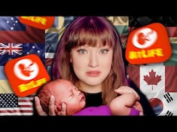 I Had a BABY in EVERY COUNTRY in BitLife!