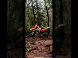 Riding my trails on the Ktm 150 xc-w #enduro #dirtbike