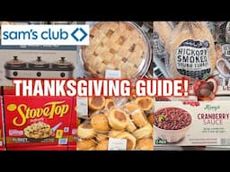 🛒SAM'S CLUB THANKSGIVING GUIDE🦃for NOVEMBER 2024!✨️TURKEYS ARE HERE!🦃