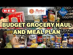 Budget-friendly Grocery Haul & Meal Planning For The Week!  WEEKLY GROCERY HAUL AND MEAL PLAN