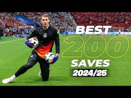 Best 200 Goalkeeper Saves 2024/25 HD |