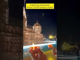 Abu Dhabi Ganga Aarti at BAPS hindu Temple UAE #abudhabi #abudhabihindutemple #contentcreator