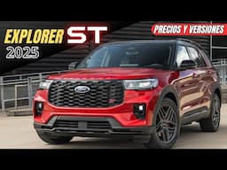 🔥FORD EXPLORER ST 2025 en COLOMBIA: Precio, Detalles y diseño Deportivo.🔥