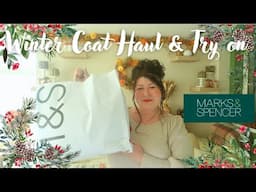 **NEW IN **MARKS & SPENCER 🧥WINTER COAT HAUL & TRY ON |OVER 50S